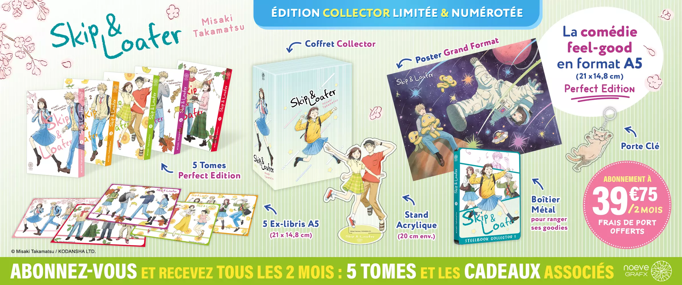 Skip & Loafer Collection : Tous les 3 mois, 5 mangas pour 39.75 &euro;