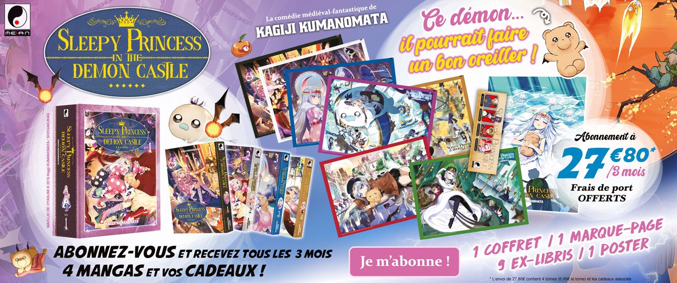 Sleepy Princess Collection : Tous les 3 mois, 4 mangas pour 27.81 €