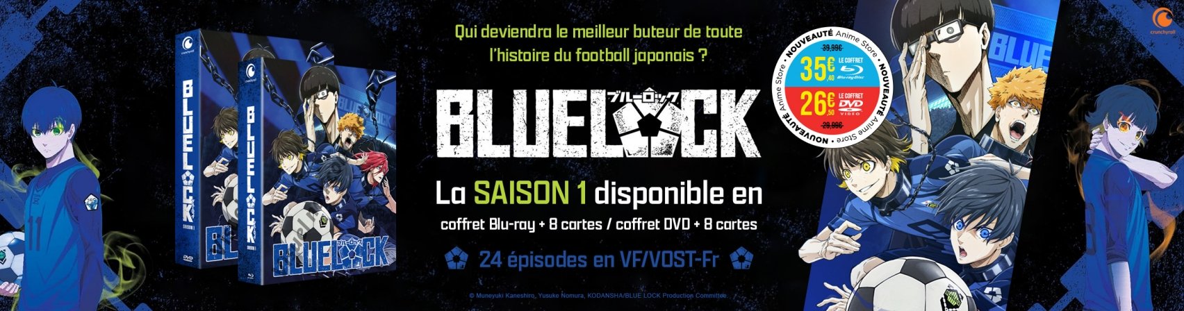 Nouveaut : Blue Lock saison 1 en BR et DVD