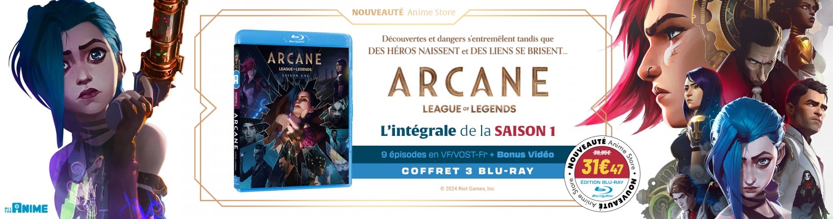 Nouveaut : Arcane la saison 1 en BR