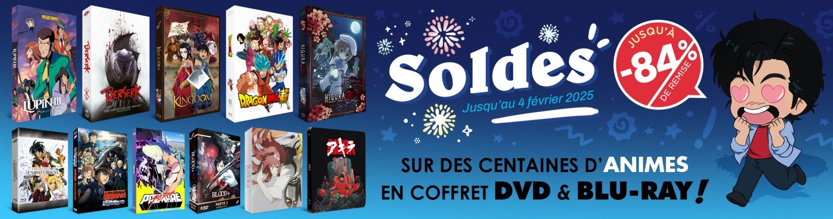 SOLDES : jusqu' -84% sur nos coffrets DVD et Blu-ray