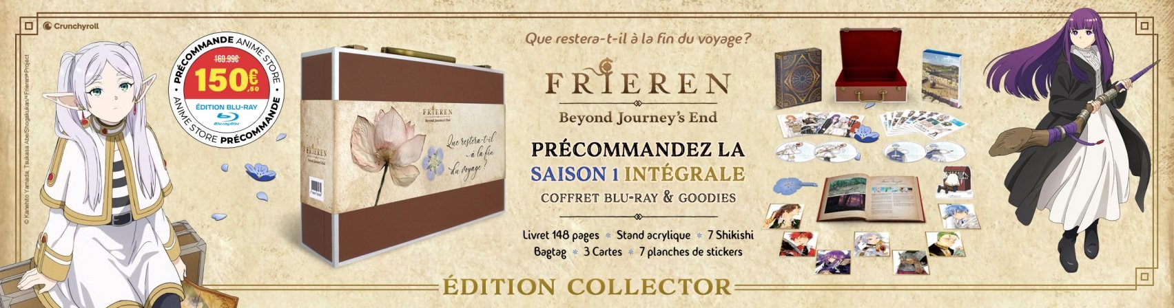 Prcommandez Frieren Saison 1 BR collector et goodies