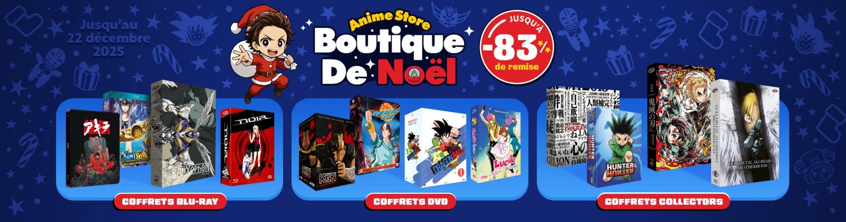 Offre de No�l : jusqu'� -83% sur nos coffrets Blu-ray et DVD