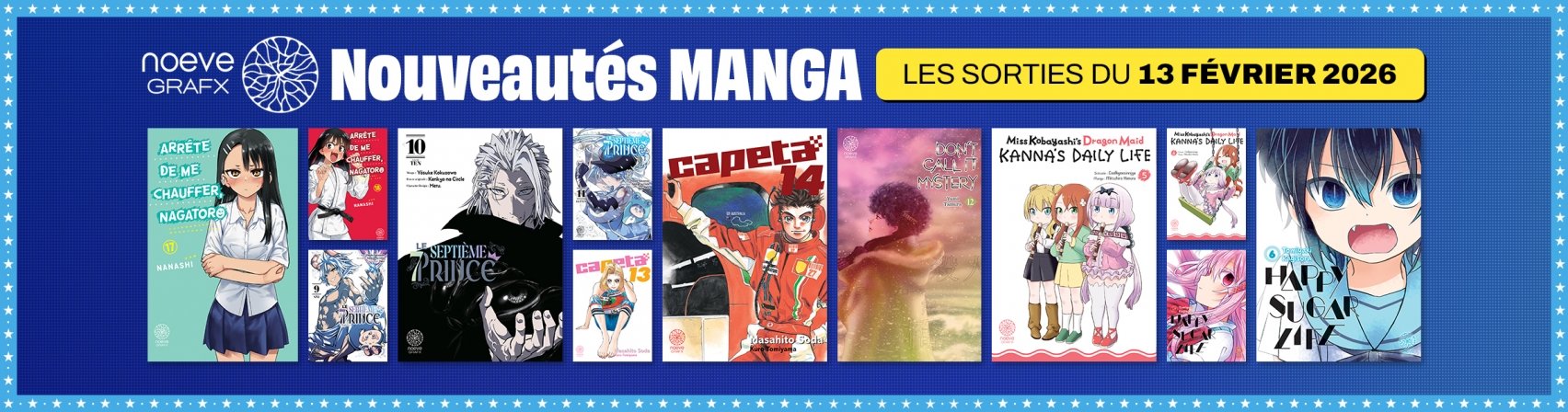 12 nouveaux mangas Noeve Grafx disponibles