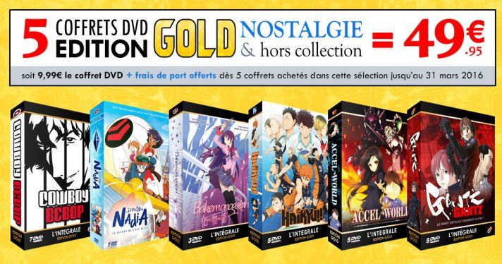 Bon Plan : 9.99 euros le coffret DVD de collection ds le 5me achet