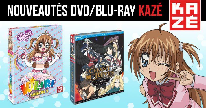 Nouveauts Kaz : Kilari Saison 3 et Le Chant des rves en Blu-ray