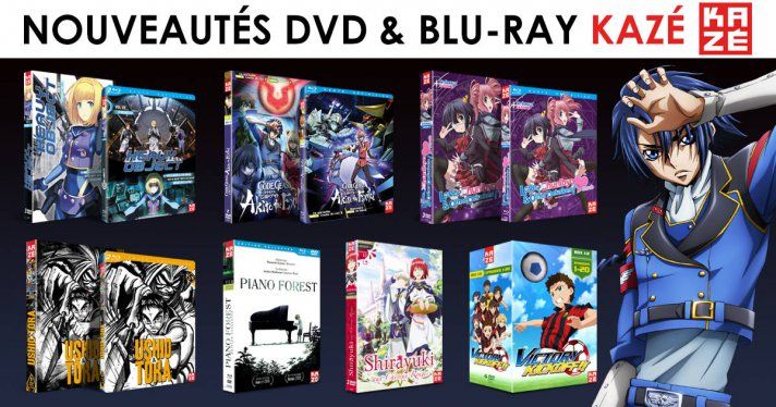 Nouveauts Kaz : Heavy Object, Code Geass, Victory Kick-Off, Shirayuki...