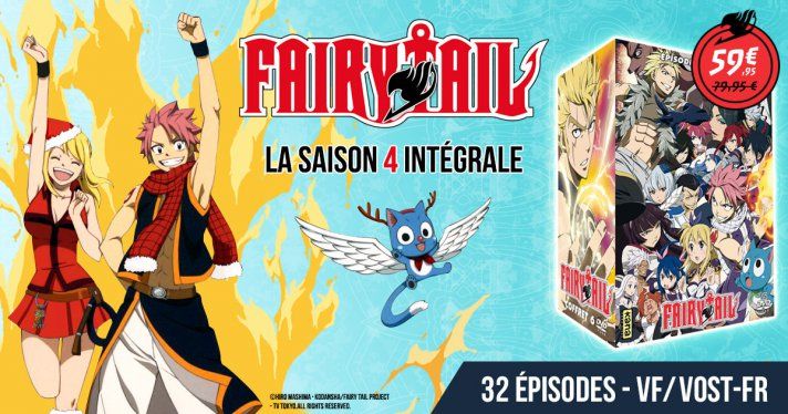 Nouveaut : Fairy Tail l'intgrale de la saison 4 en DVD