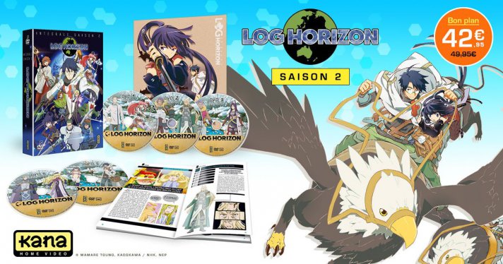 Nouveaut : Log Horizon Saison 2 en DVD en avant-premire