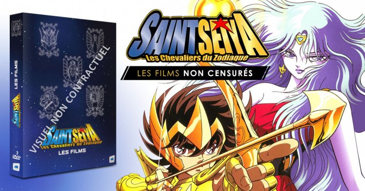 Les prcommandes des 5 films Saint Seiya sont lances avec le film indit Chapitre du monde cleste - Ouverture  !