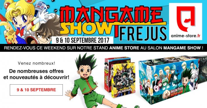 Retrouvez-nous au MANGAME SHOW  Frjus les 9 et 10 septembre!