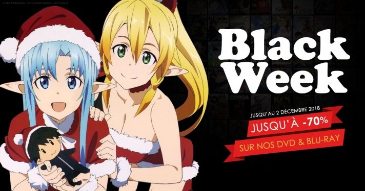 BLACK WEEK 2018 : -5%  -70% supplmentaires sur tout le site jusqu'au 2 dcembre !