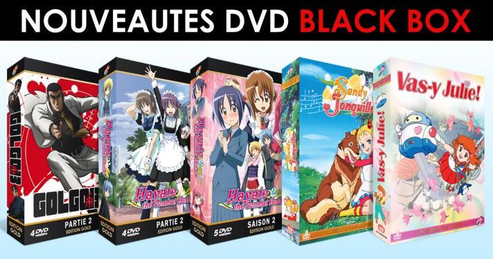 Nouveauts Black Box du 3 mars 2015 : Sandy Jonquille, Vas-y Julie, Golgo 13 et Hayate the combat Butler