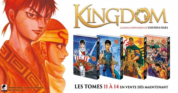 Les tomes 11  14 de Kingdom sont disponibles