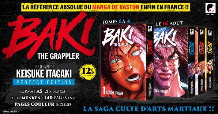 Baki the Grappler dbarque en Perfect Edition !