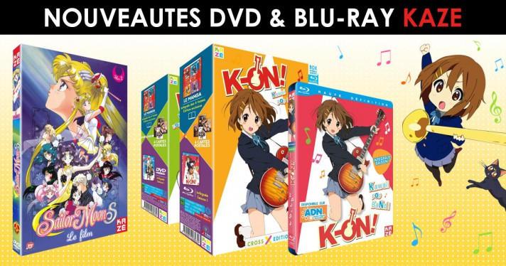 Nouveauts Kaze : Sailor Moon - Film 2 et K-ON !