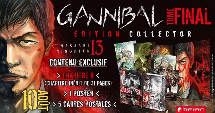 Le tome final de Gannibal dans une dition collector limite