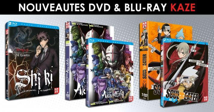 Nouveauts Kaze : Code Geass les OAV, Shi Ki, Soul Eater