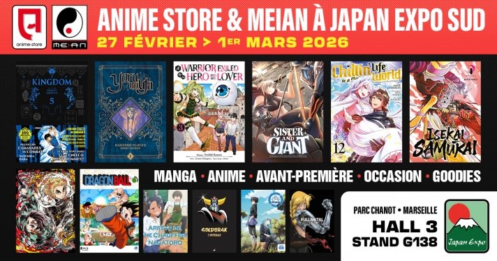 Anime Store et Meian � Japan Expo Sud