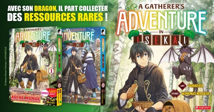 Nouvelle licence Meian : A Gatherer's Adventure in Isekai