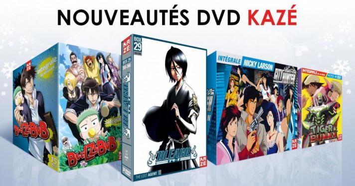 Nouveauts Kaze du 8 Dcembre 2014 : Bleach, Nicky Larson, Beelzebub et Tiger and Bunny