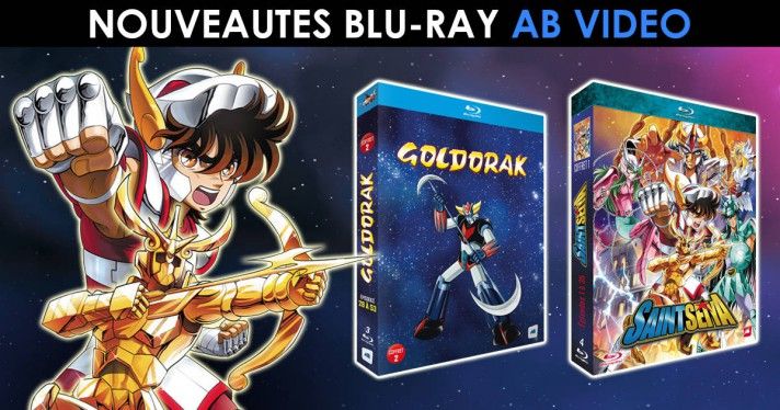 Nouveauts AB Video : Saint Seiya, Goldorak