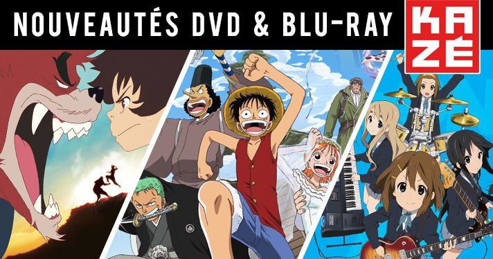 Nouveauts Kaze : One Piece les films, K-On Saison 2 Partie 2, Mamoru Hosoda Animation Works