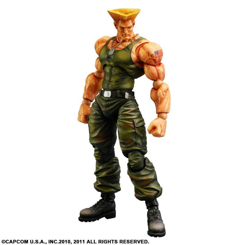 Figurine - Guile - Super Street Fighter IV - Play Arts Ka - Action Figure