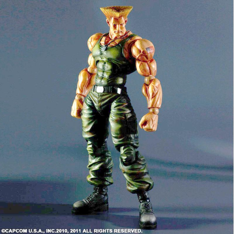 IMAGE 2 : Figurine - Guile - Super Street Fighter IV - Play Arts Ka - Action Figure