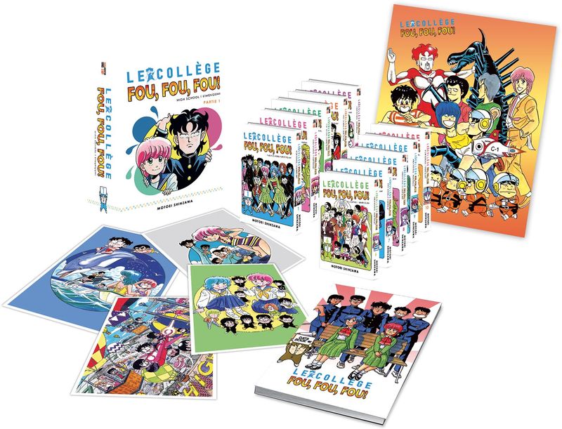 Le Collge Fou Fou Fou - Partie 1 - Pack 10 mangas (livres) - Edition Collector