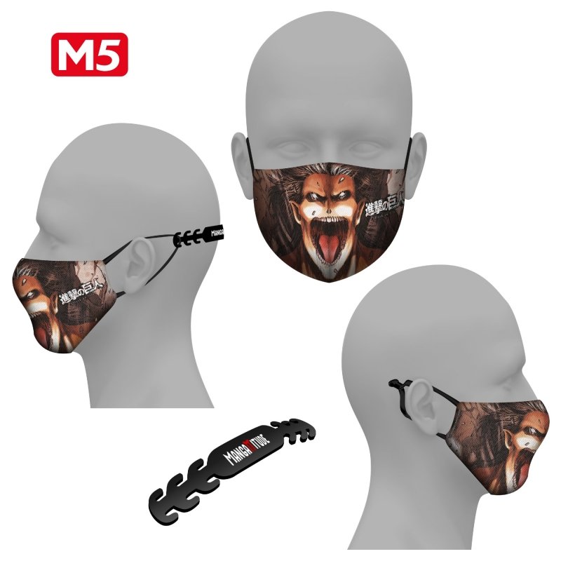 IMAGE 2 : Masque tissu - L'Attaque des Titans - Modle M5