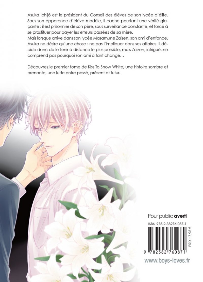 IMAGE 2 : Kiss to Snow White - Tome 1 - Livre (Manga) - Yaoi - Hana Book