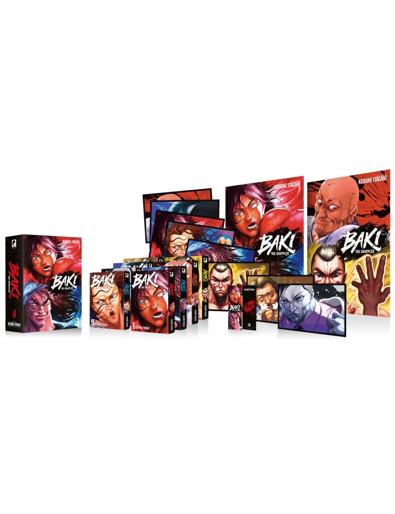 IMAGE 2 : Baki the Grappler - Perfect Edition - Partie 1 - Coffret Collector (tomes 1 à 8)