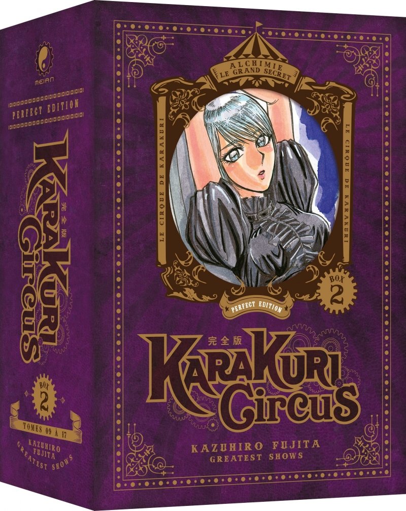 Karakuri Circus - Perfect Edition - Partie 2 - Coffret Collector (tomes 9 à 17)