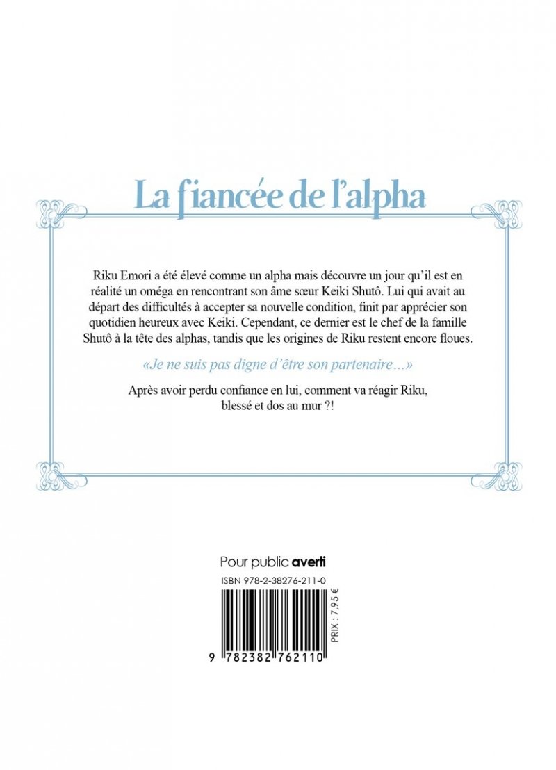 IMAGE 2 : La fiance de l'Alpha - Tome 3 - Livre (Manga) - Yaoi - Hana Collection