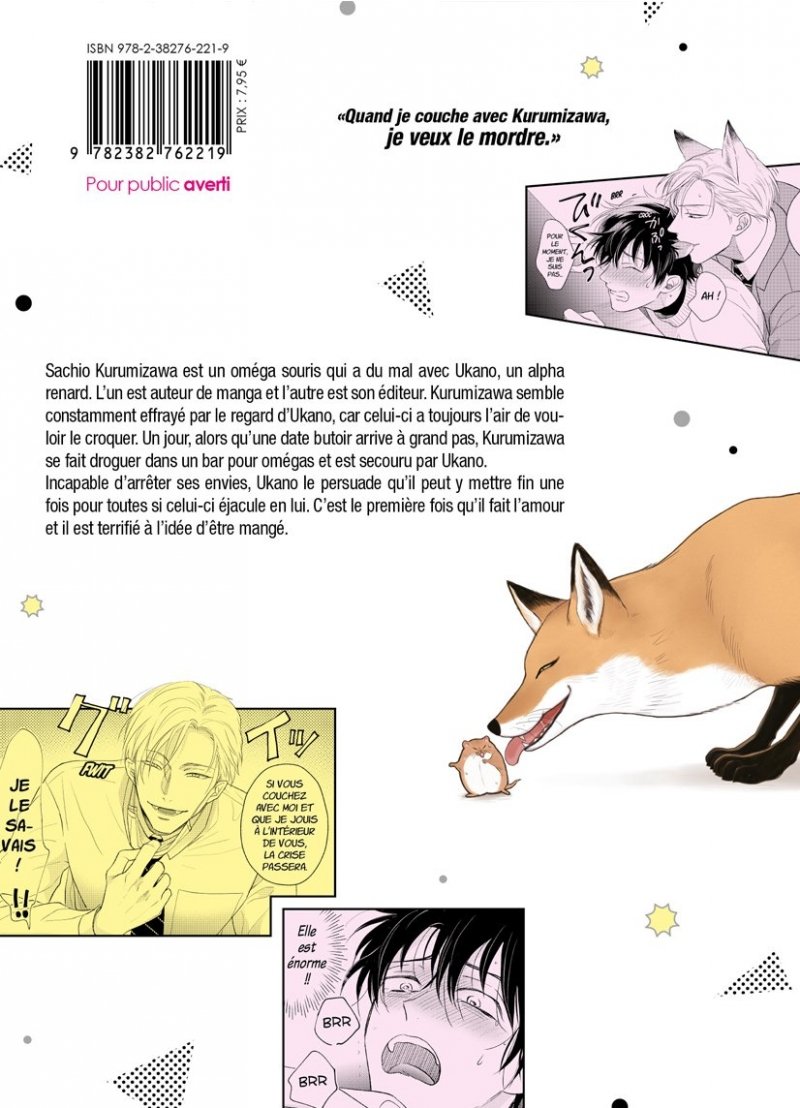 IMAGE 2 : La souris et le renard - Livre (Manga) - Yaoi - Hana Book