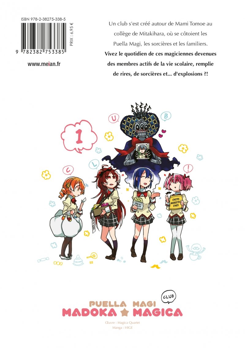 IMAGE 2 : Puella Magi Madoka Magica : Club - Tome 01 - Livre (Manga)