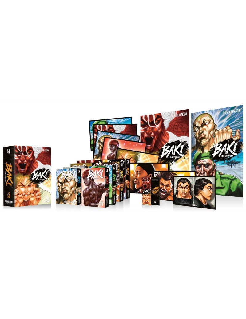 IMAGE 2 : Baki the Grappler - Perfect Edition - Partie 3 - Coffret Collector (tomes 17 à 24)