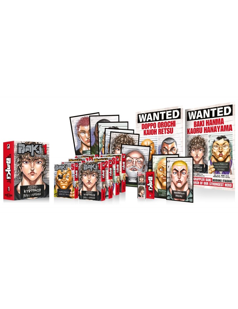 IMAGE 2 : New Grappler Baki - Perfect Edition - Partie 1 - Coffret Collector (tomes 1 à 8)