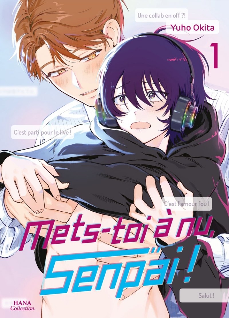 Mets-toi  nu, senpai ! - Tome 01 - Livre (Manga) - Yaoi - Hana Collection