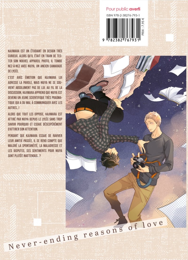 IMAGE 2 : Neverending reasons of love - Livre (Manga) - Yaoi - Hana Book
