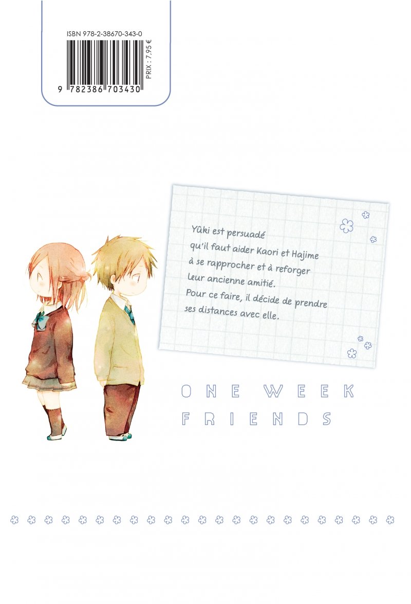 IMAGE 2 : One week friends - Tome 06 - Livre (Manga)