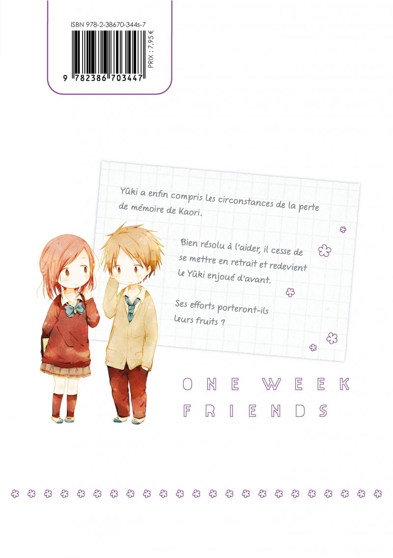 IMAGE 2 : One week friends - Tome 07 - Livre (Manga)