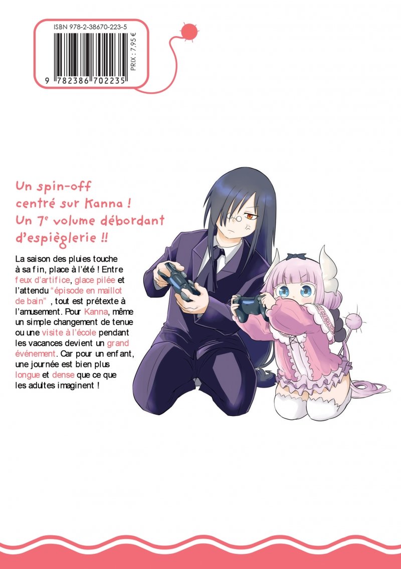 IMAGE 2 : Miss Kobayashi's Dragon Maid - Kanna's Daily Life - Tome 07 - Livre (Manga)