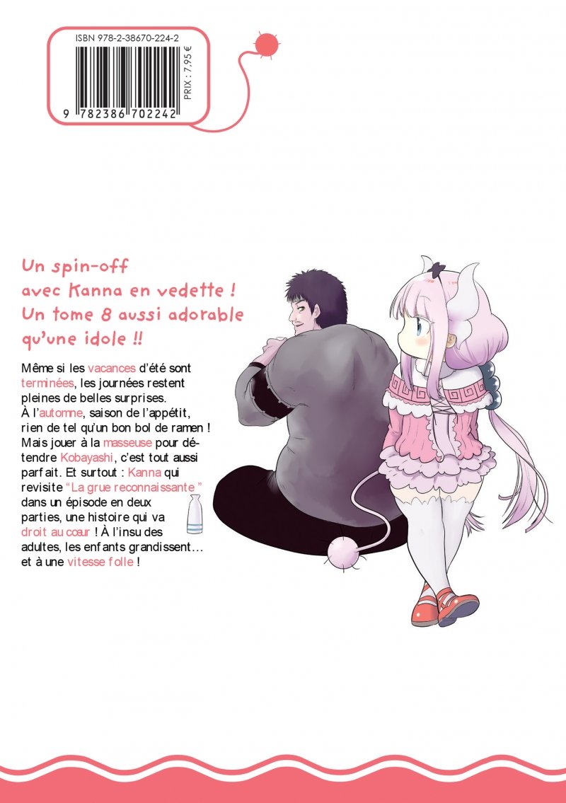 IMAGE 2 : Miss Kobayashi's Dragon Maid - Kanna's Daily Life - Tome 08 - Livre (Manga)