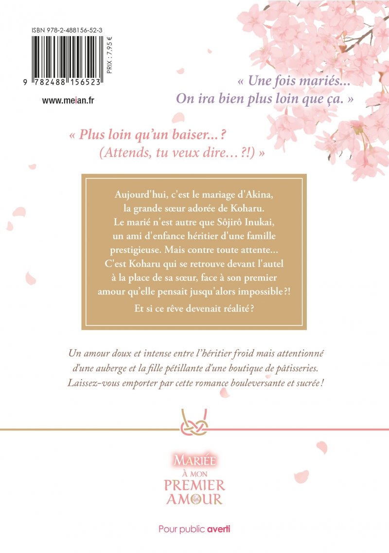 IMAGE 2 : Mari�e � mon premier amour - Livre (Manga)