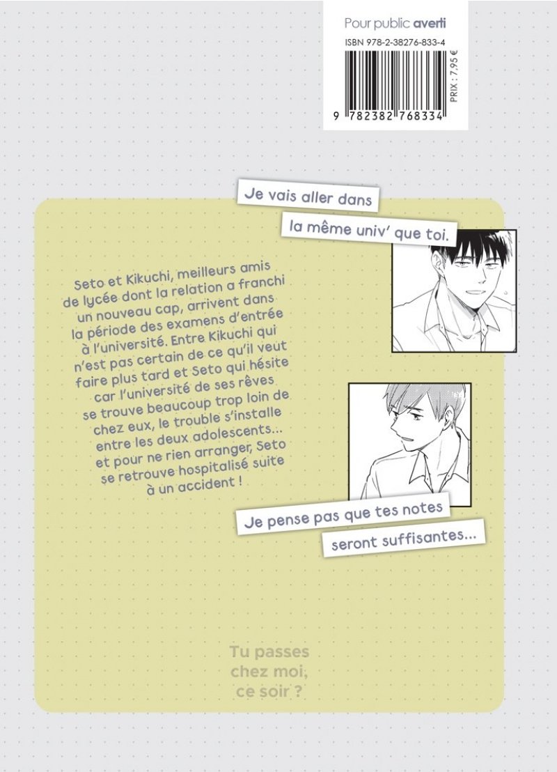 IMAGE 2 : Tu passes chez moi, ce soir ? - Tome 02 - Livre (Manga) - Yaoi - Hana Book