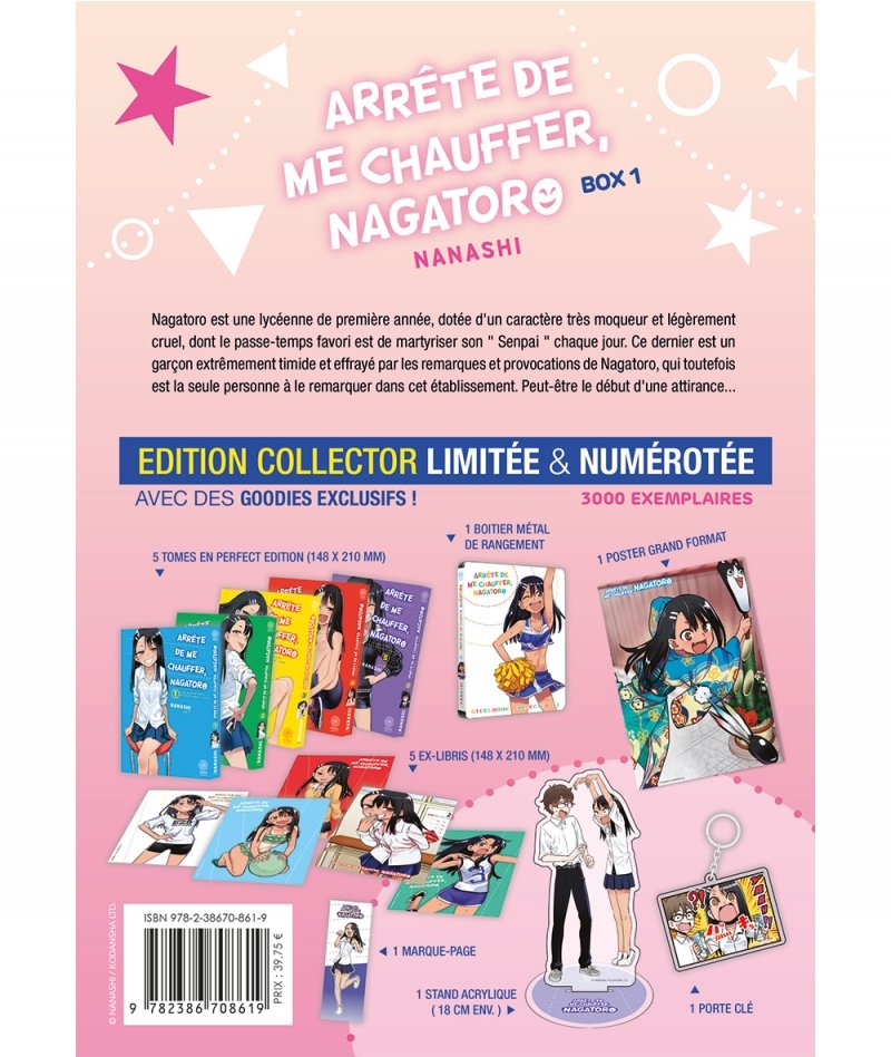 IMAGE 2 : Arr�te de me chauffer Nagatoro ! Partie 1 - Coffret �dition limit�e num�rot� (tomes 1 � 5)