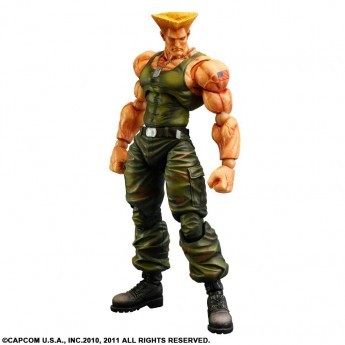 image : Figurine - Guile - Super Street Fighter IV - Play Arts Ka - Action Figure