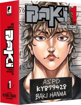 image : New Grappler Baki - Perfect Edition - Partie 1 - Coffret Collector (tomes 1 à 8)